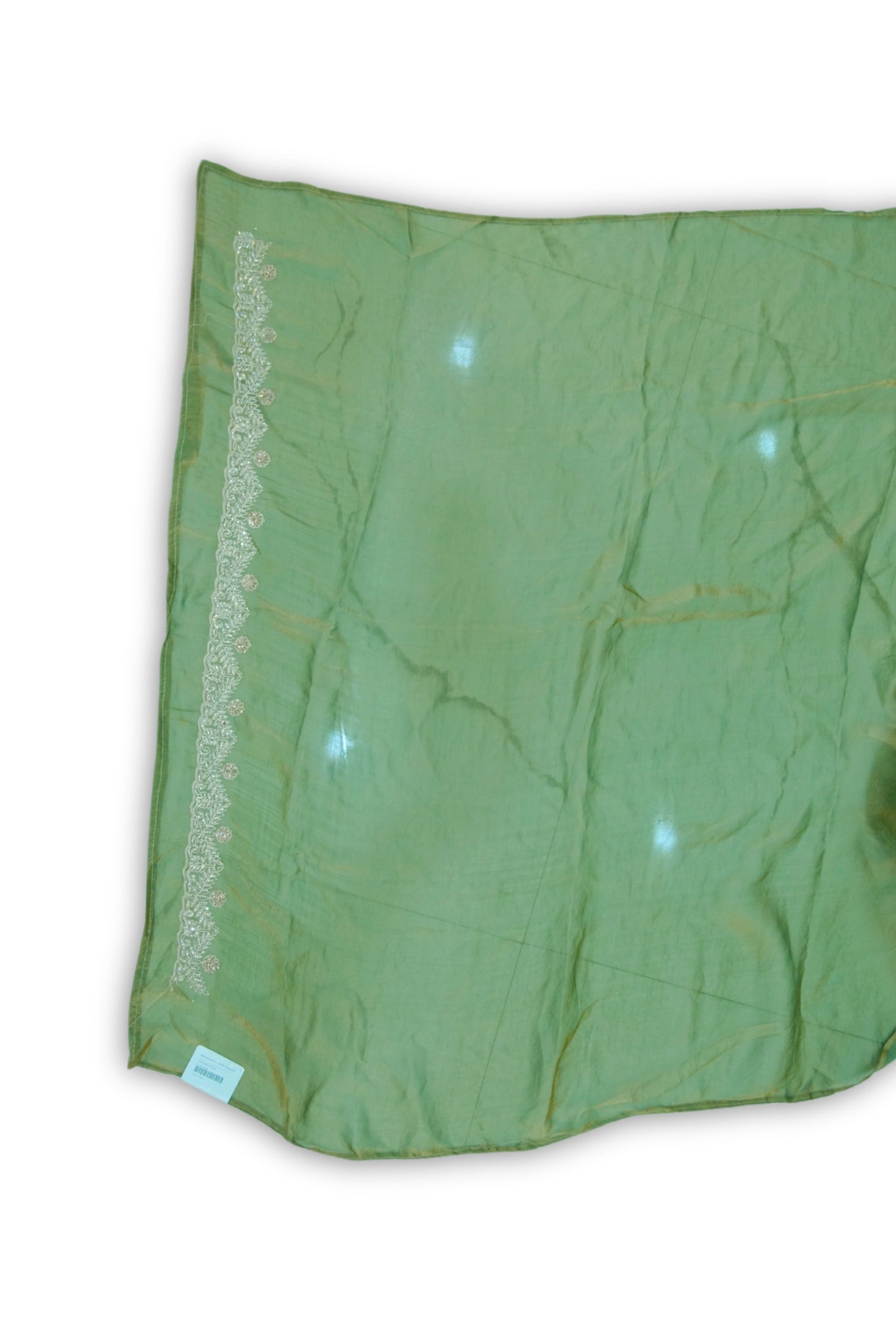 Organza dabka stone work