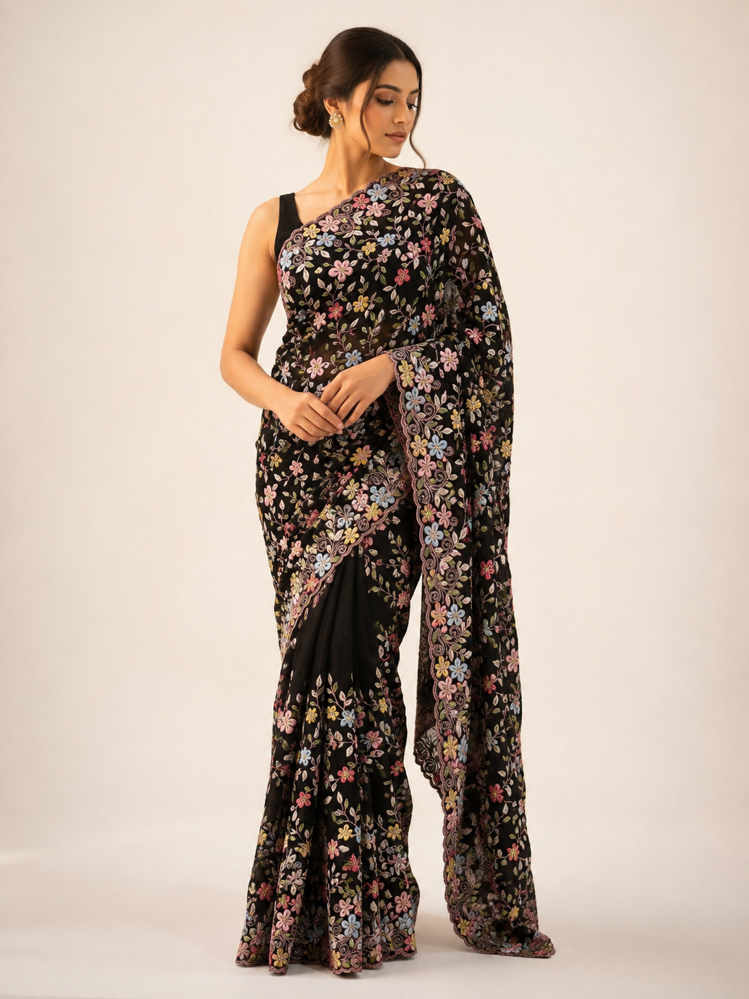 Designer Organza Saree