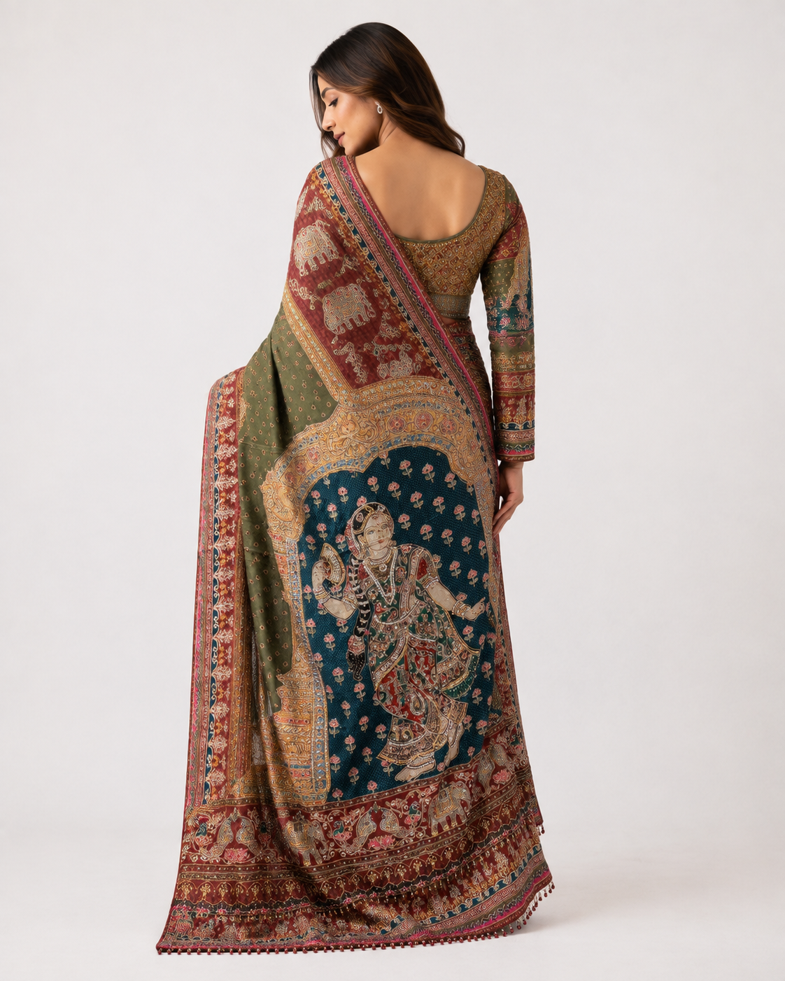 Celebrity Designer Chinon Saree