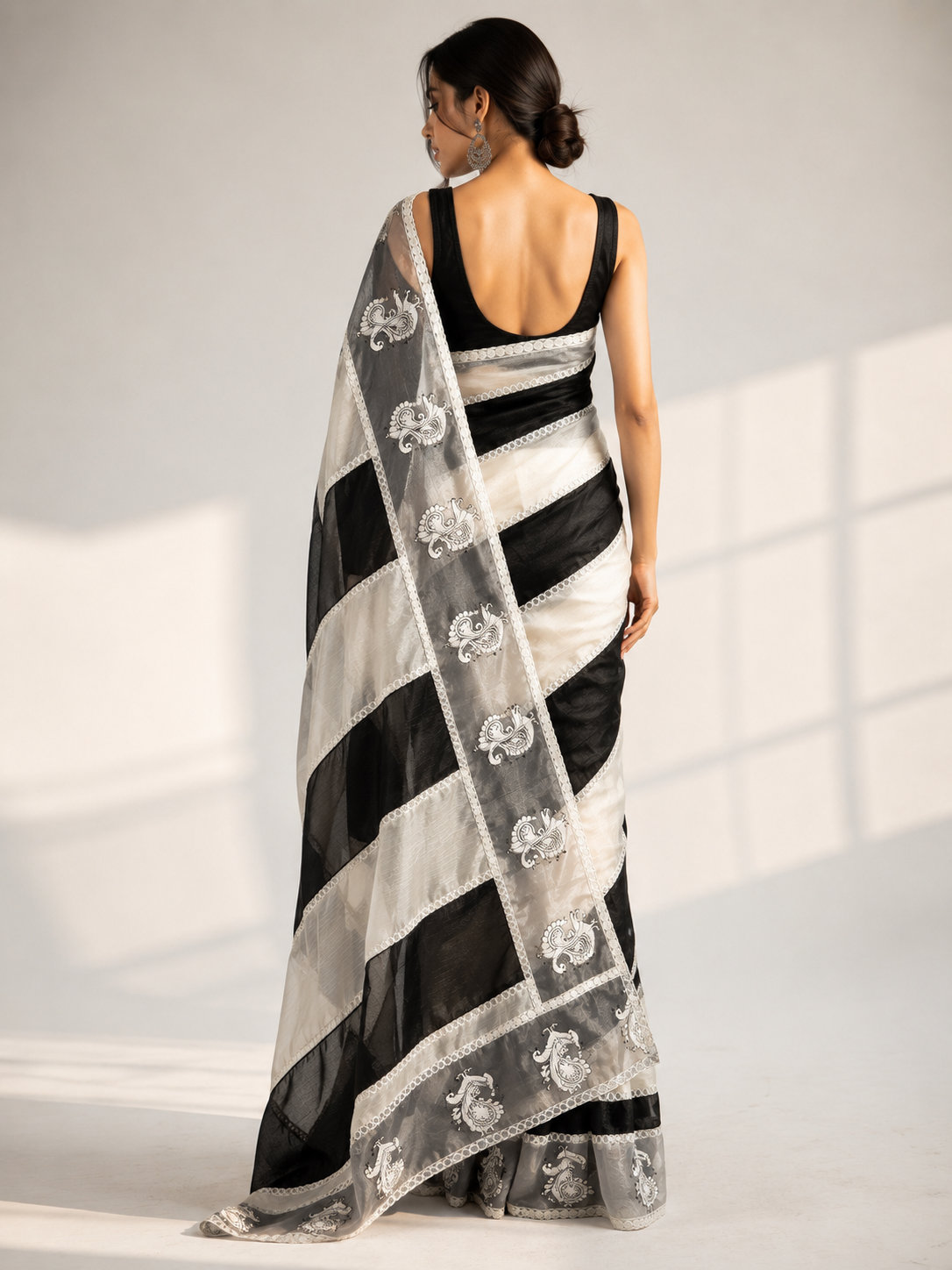 Crush Tissue Saree