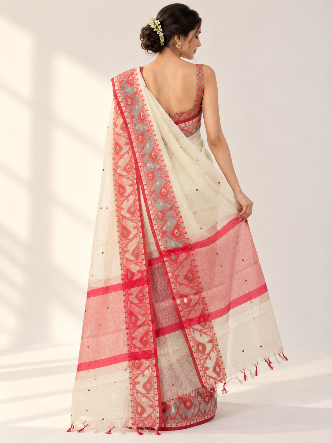 Dhakai Kota Tissue Saree