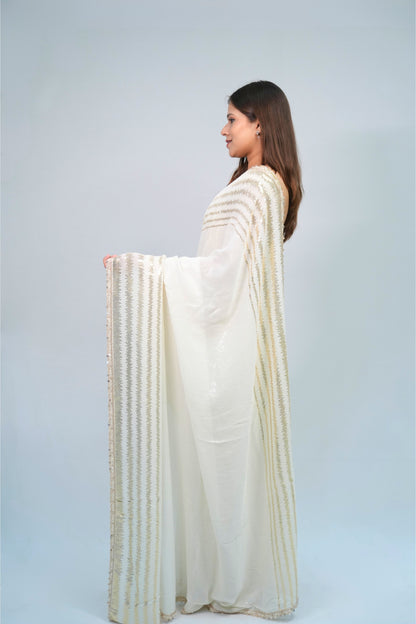 Designer georgette sequnce work saree