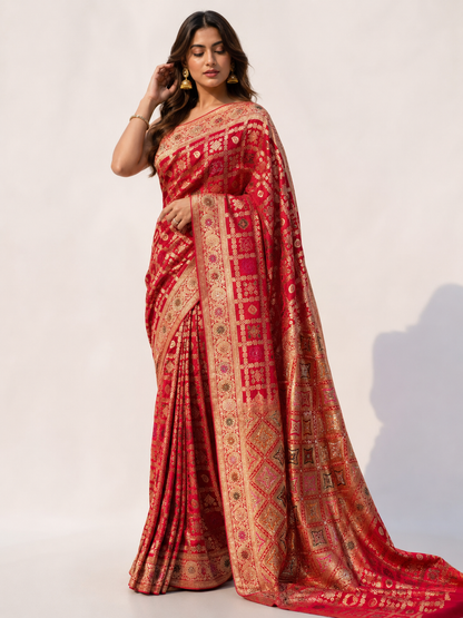 Banarsi Silk Stone Work