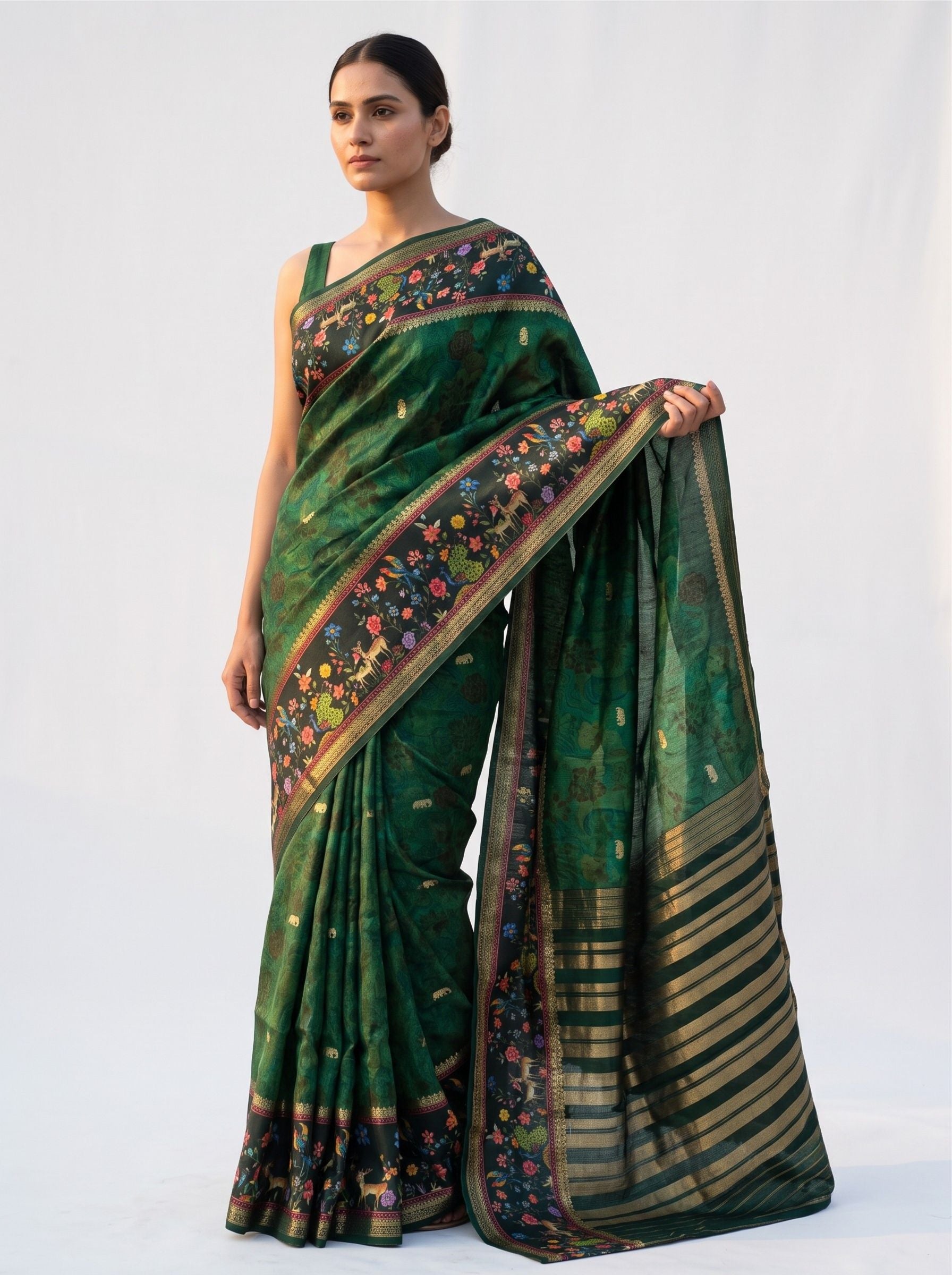 Mashru Silk Saree