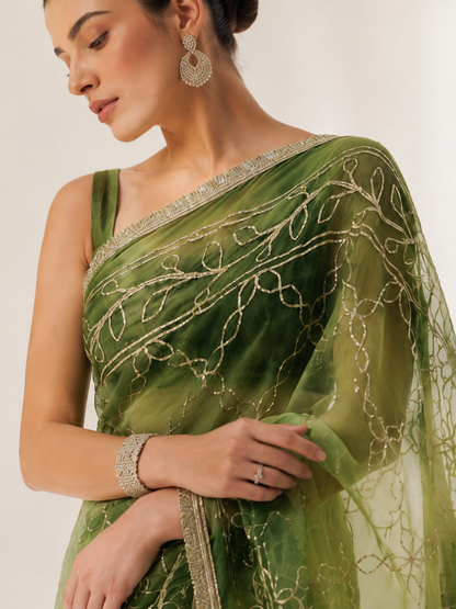 Chiffon Gota Work