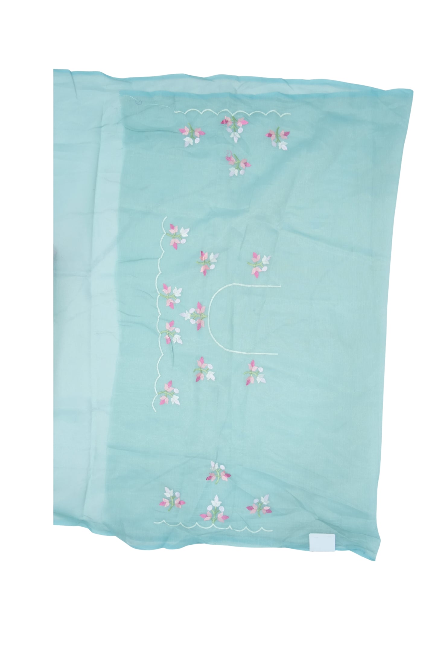 Linen Floral embroidery
