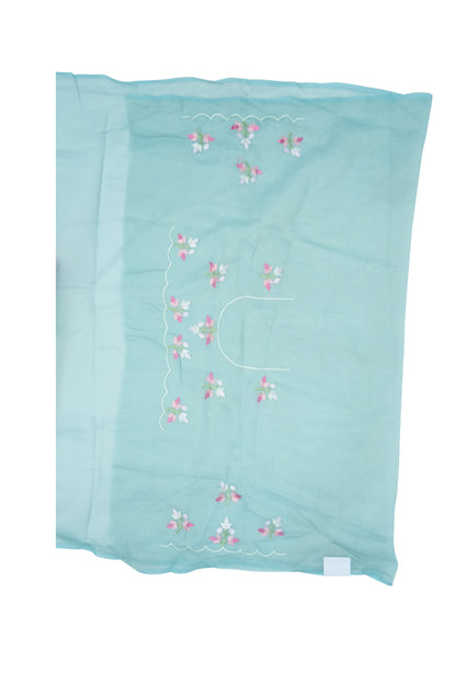 Linen Floral embroidery