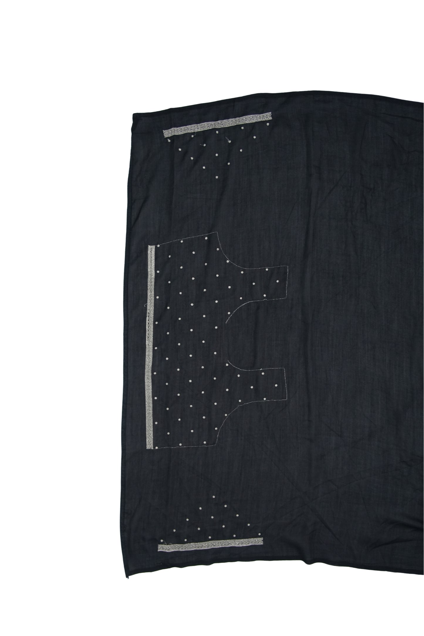 Vichitra Silk Pitai work