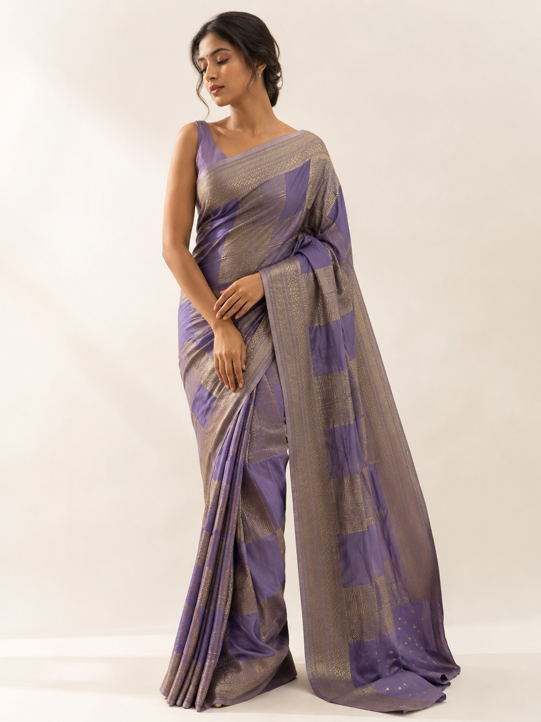 Chinon Crepe Saree