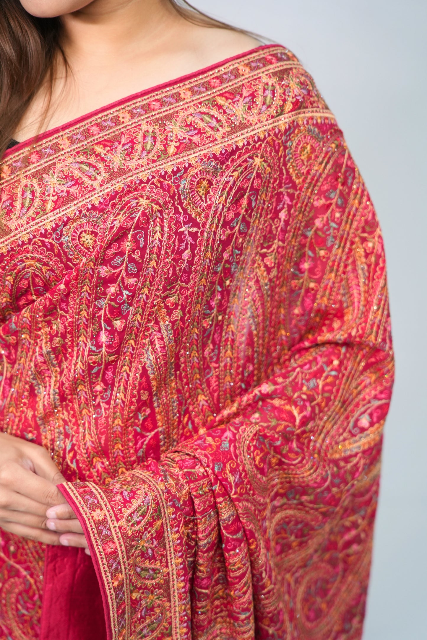 Georgette Kashmiri Work