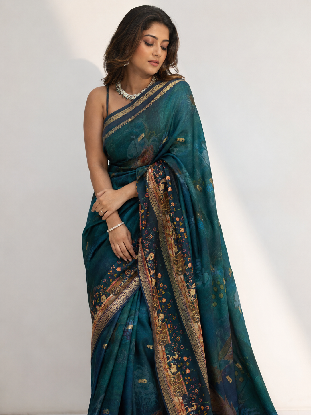 Digital Print Mashru Silk