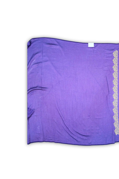 Vichitra silk pitai work