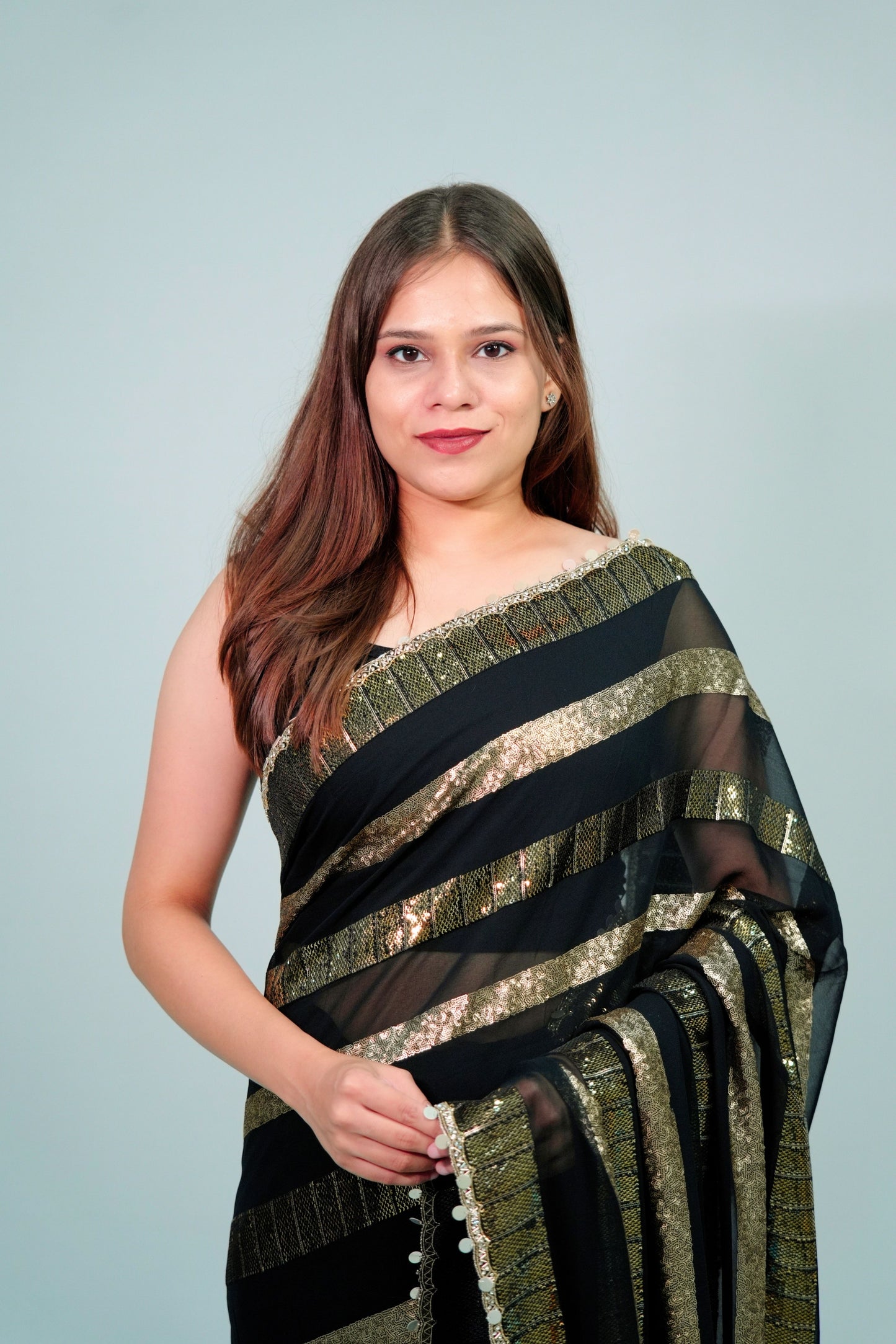 Georgette party wear sequnce