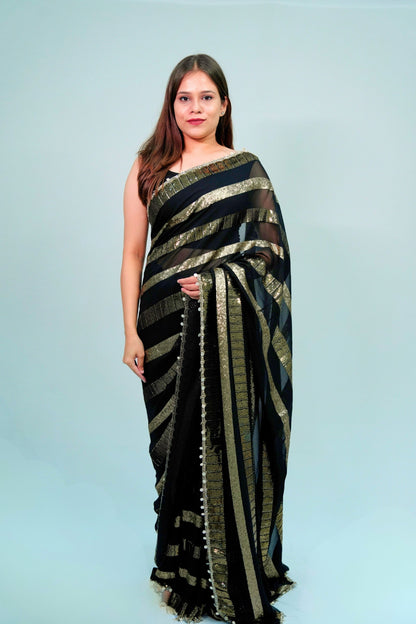 Georgette party wear sequnce