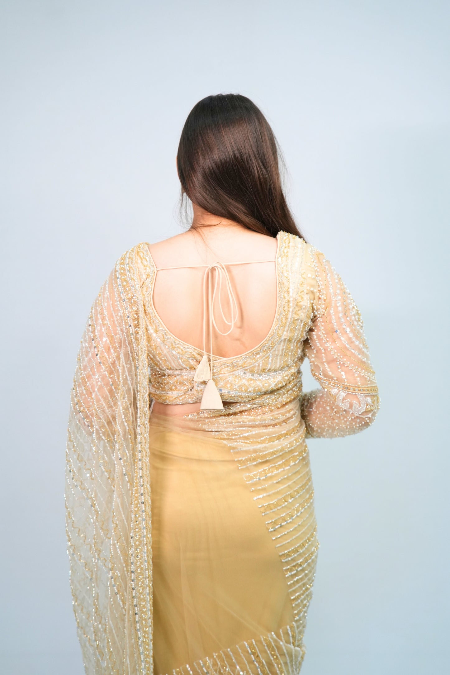 Designer Net Saree