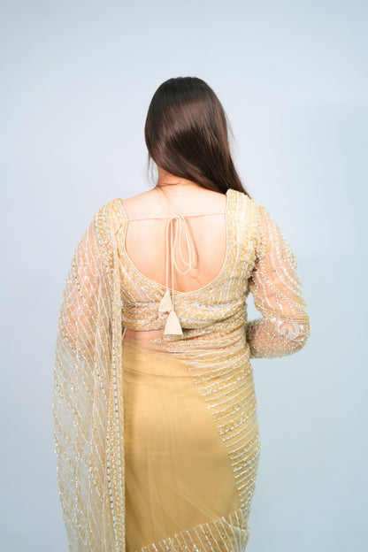 Designer Net Saree