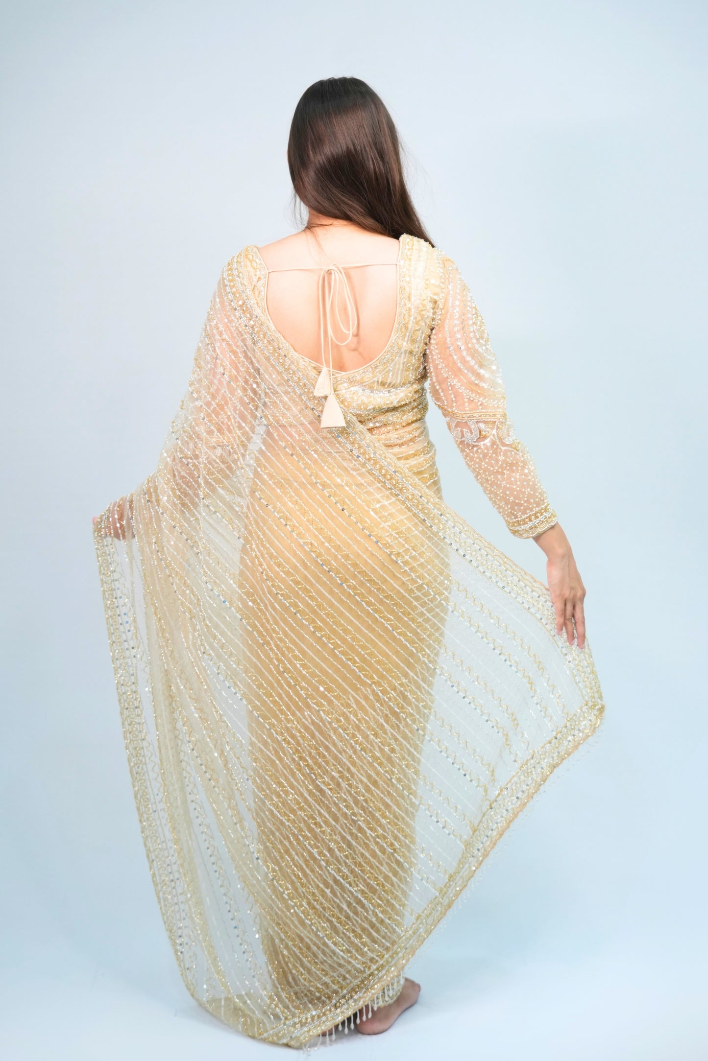 Designer Net Saree