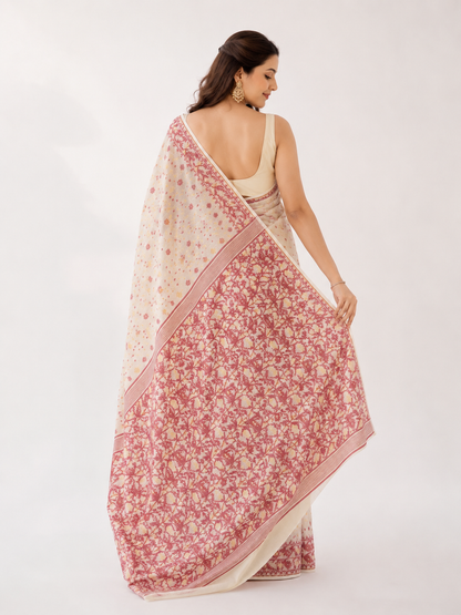 Cotton Dhakai Saree