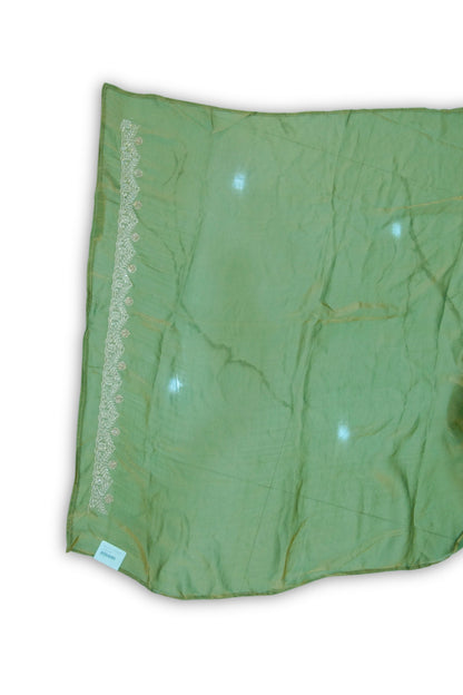 Organza dabka stone work