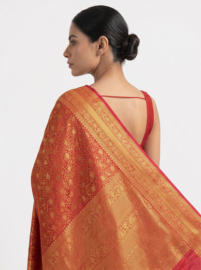 Brocade Kanjivaram Silk Saree
