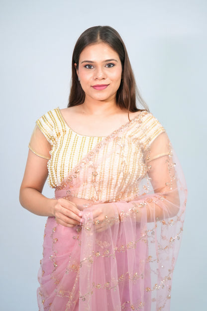 Designer Net Saree