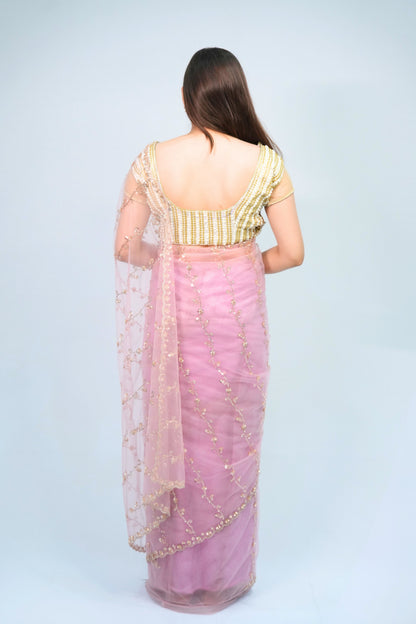 Designer Net Saree