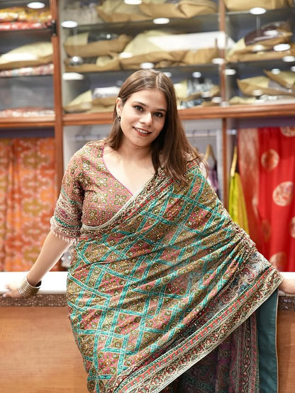 Chiffon saree