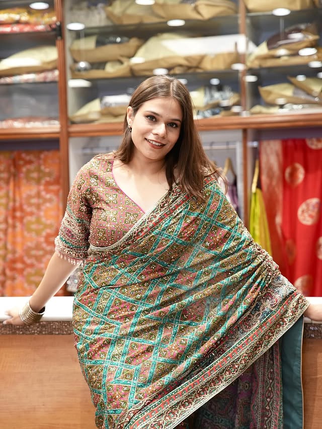 Chiffon saree
