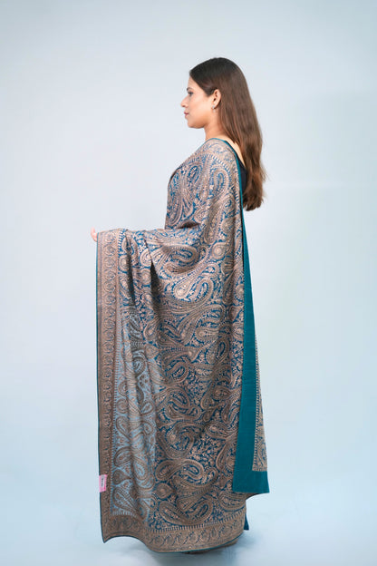 Georgette kashmiri work