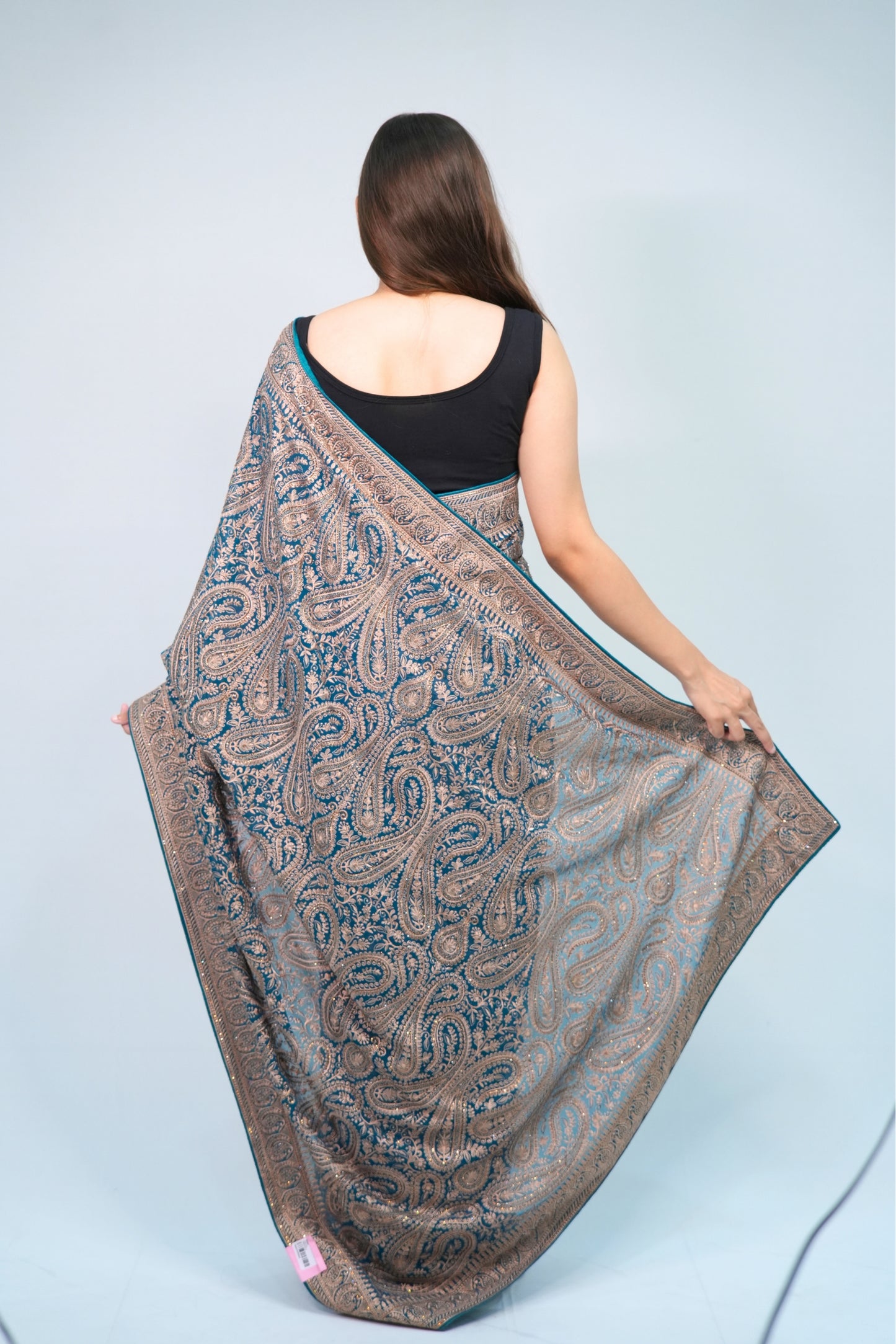Georgette kashmiri work
