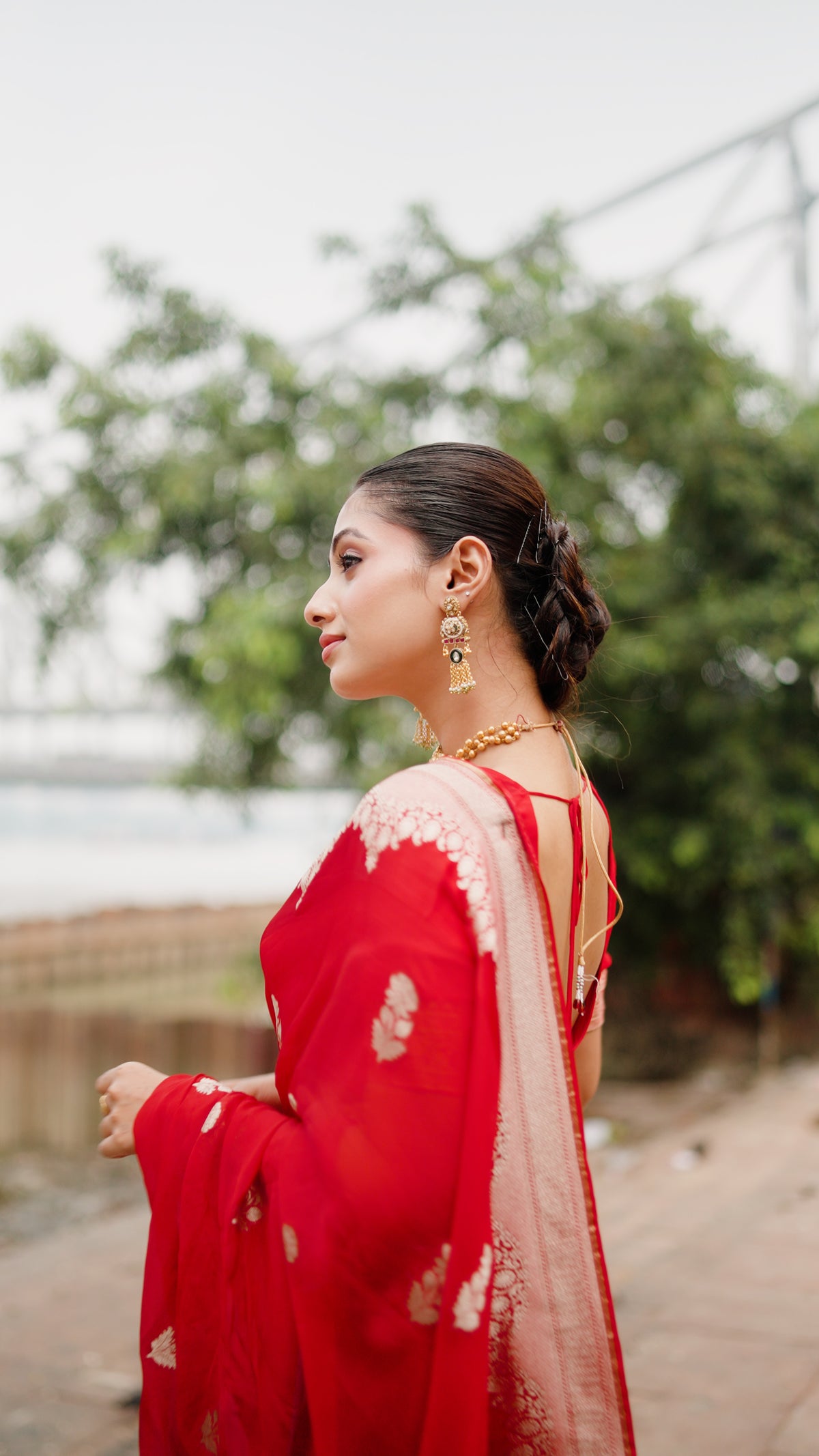 BANARSI ORGANZA SAREE