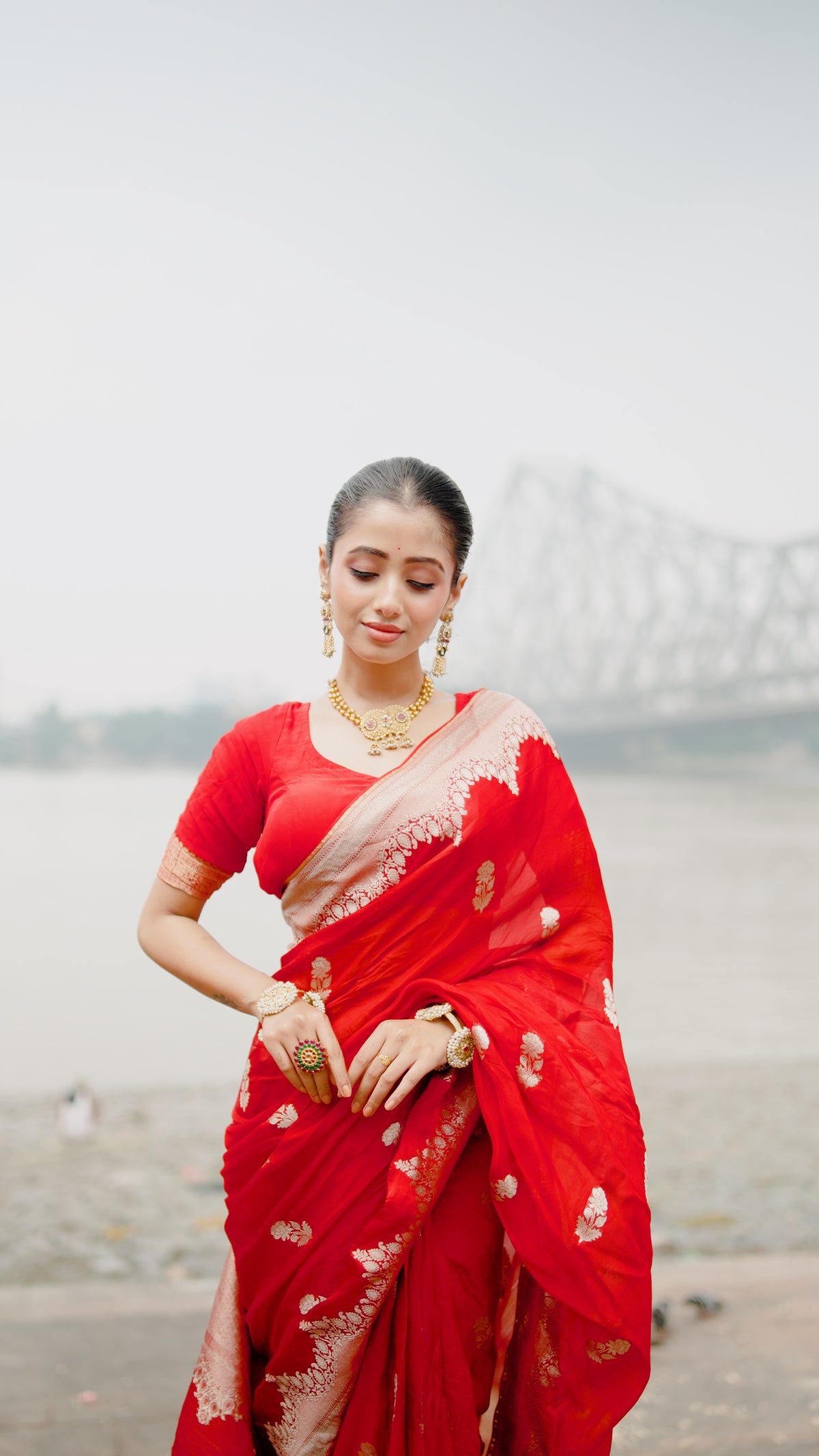 BANARSI ORGANZA SAREE