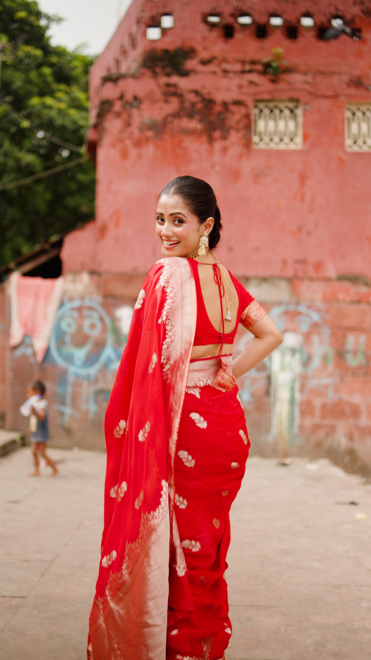BANARSI ORGANZA SAREE
