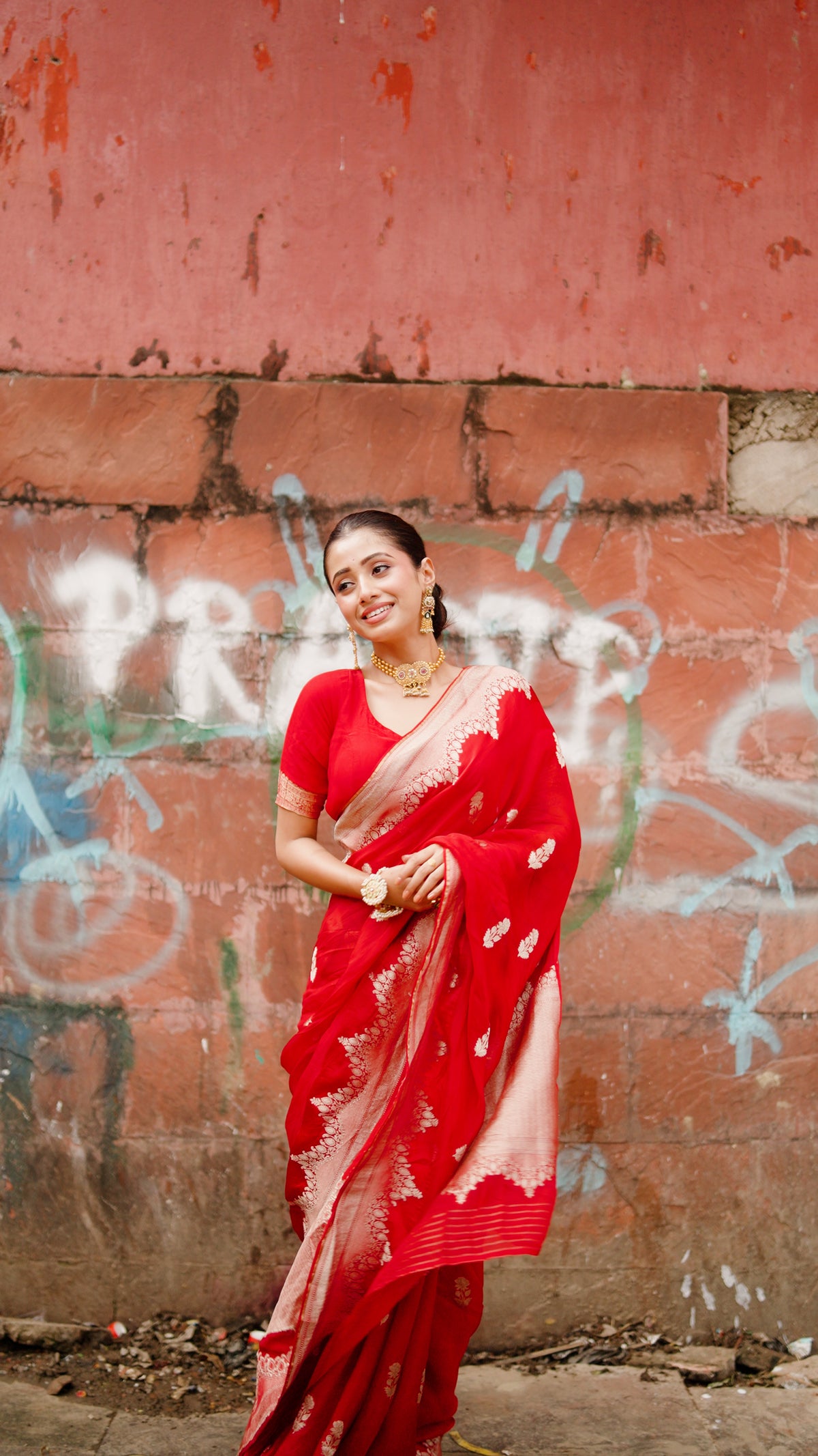 BANARSI ORGANZA SAREE