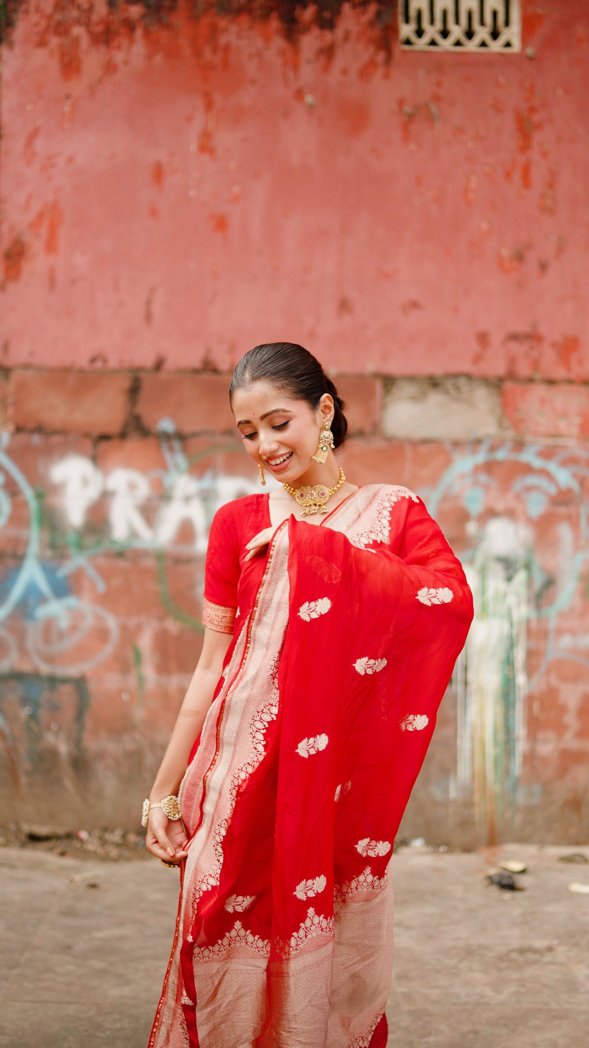 BANARSI ORGANZA SAREE