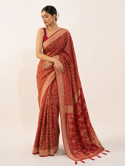 Georgette Khaddi Saree