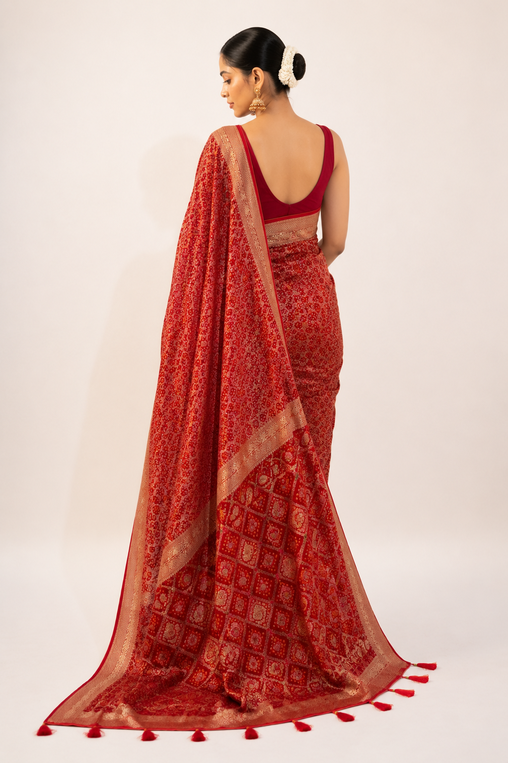 Georgette Khaddi Saree