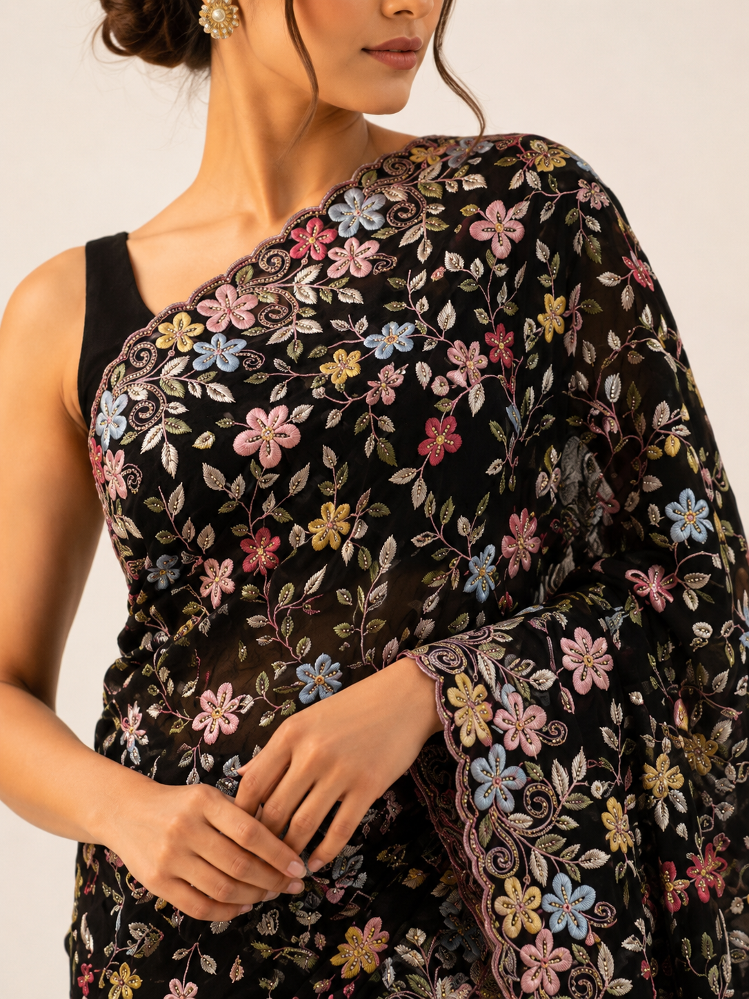 Designer Organza Saree