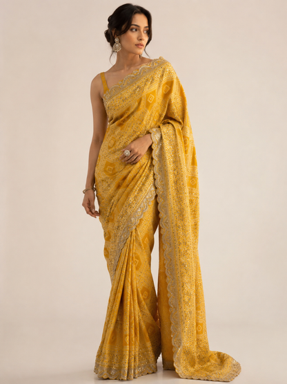 Khaddi Ghatchola Saree