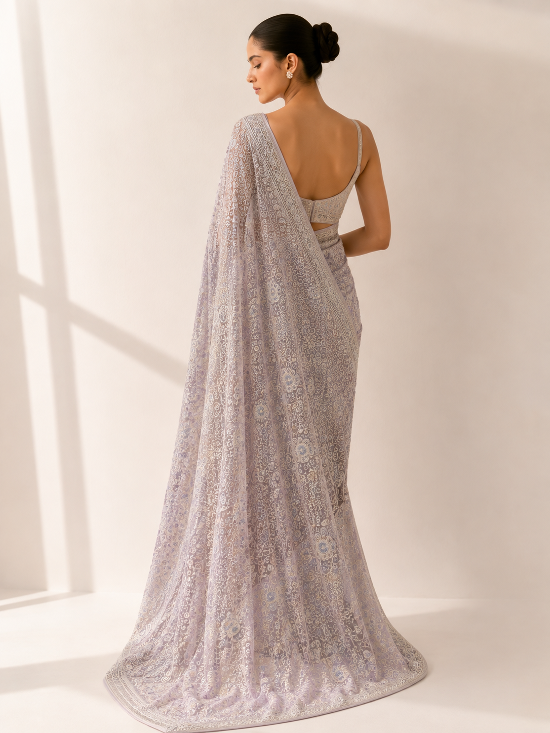 Chikankari Georgette Saree