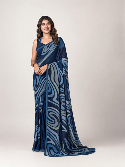 Digital Print Georgette