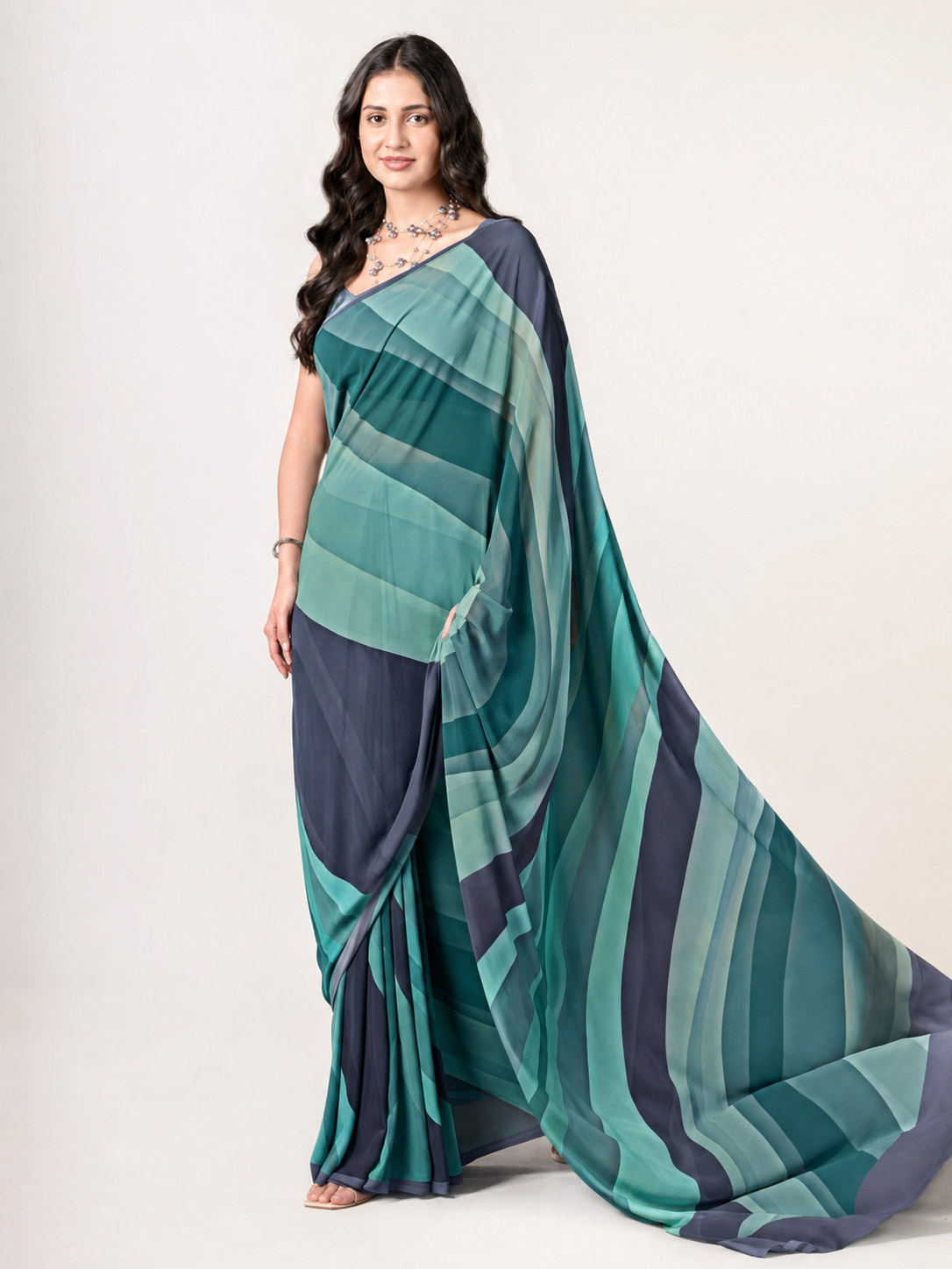 Digital Print Georgette