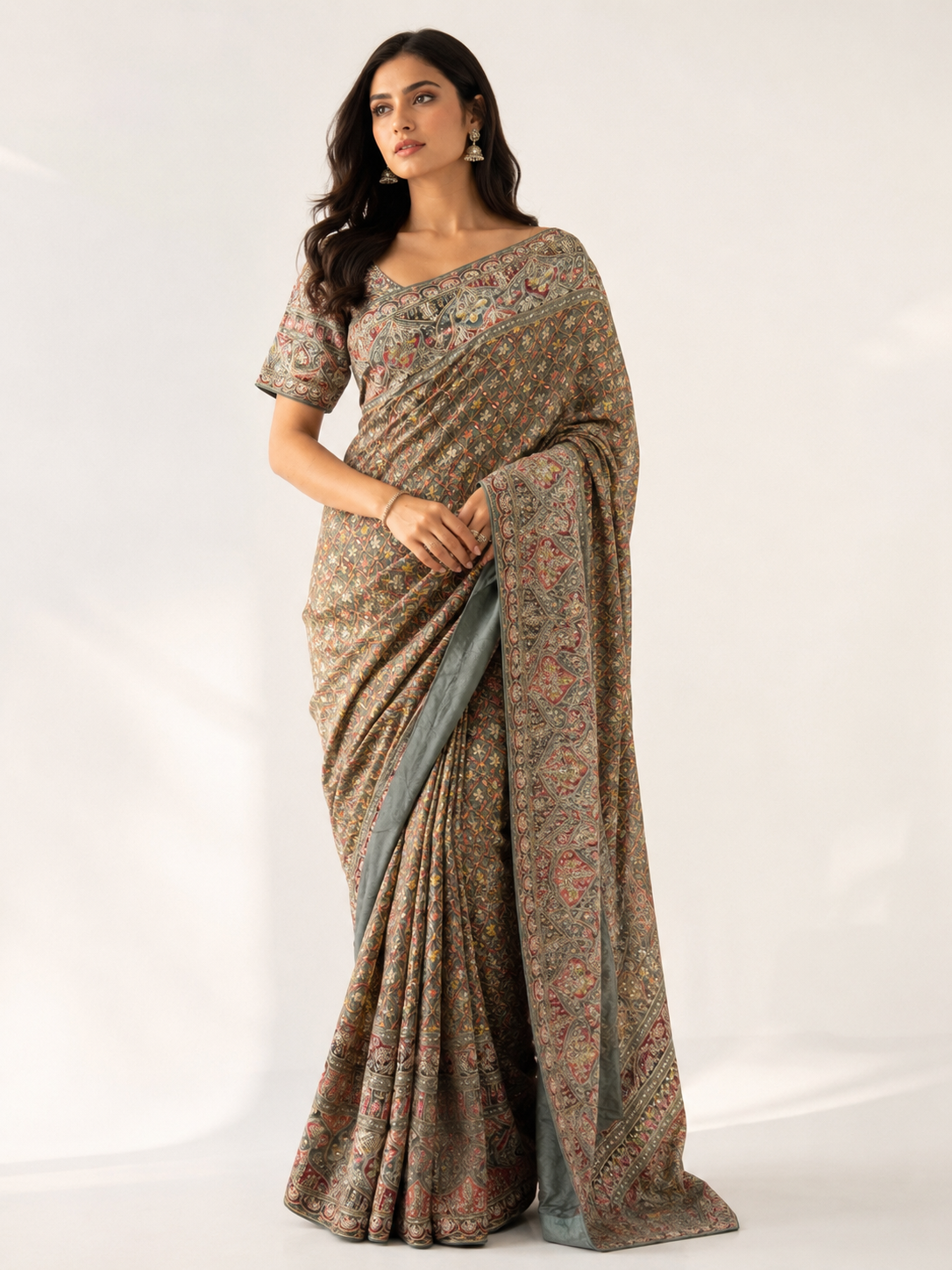 Soft Crepe Saree