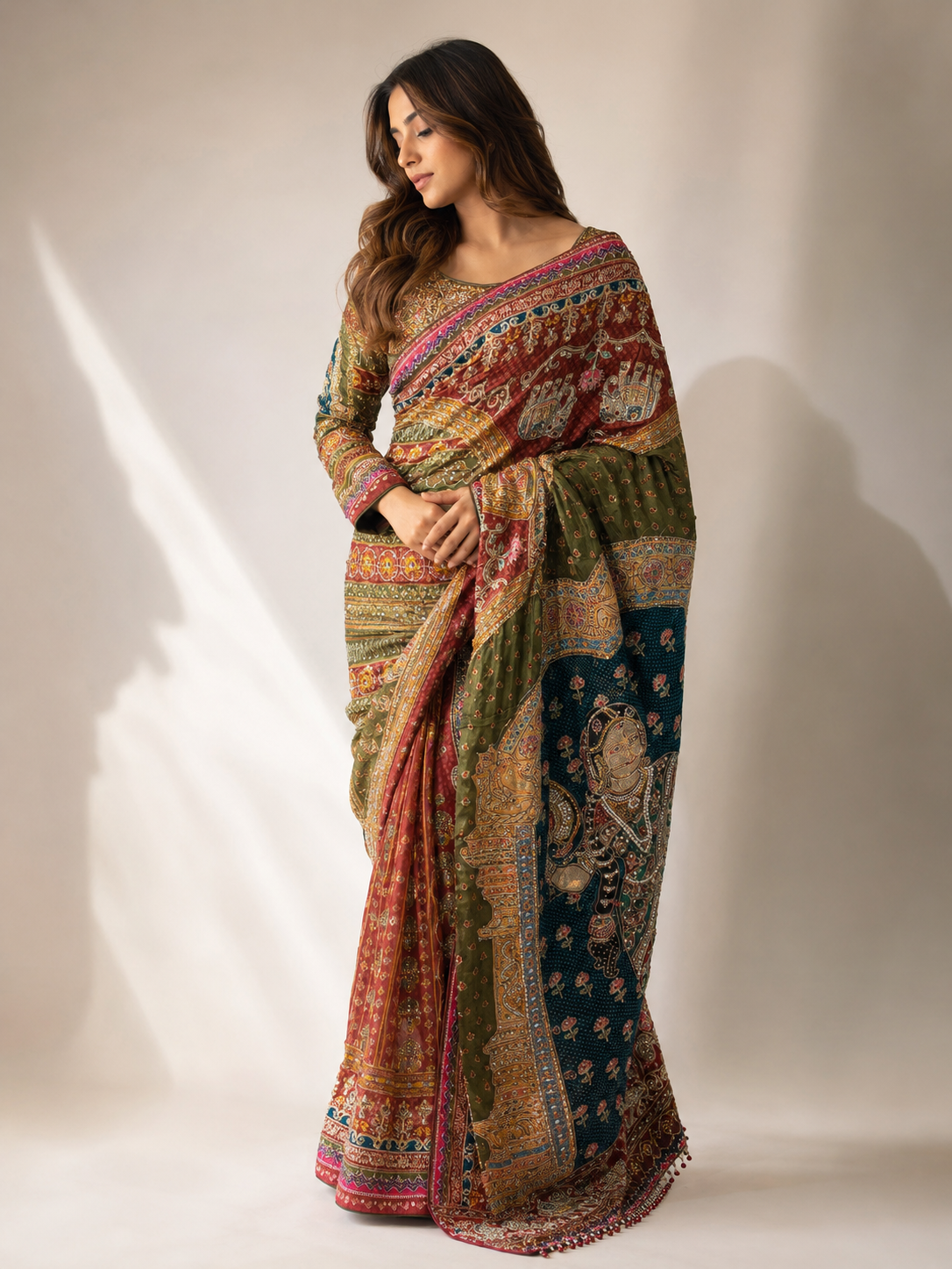 Celebrity Designer Chinon Saree