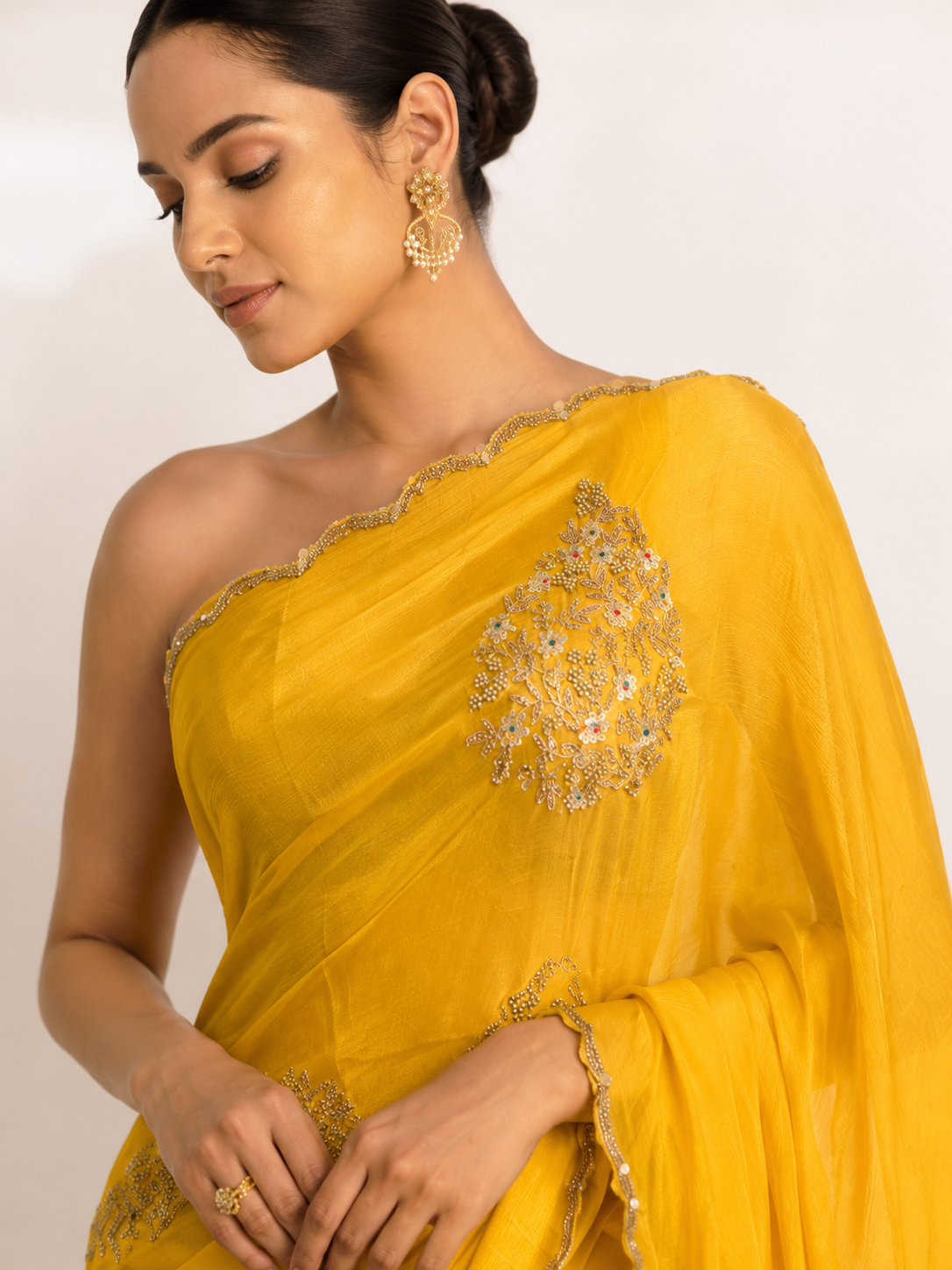 Satin Silk Saree