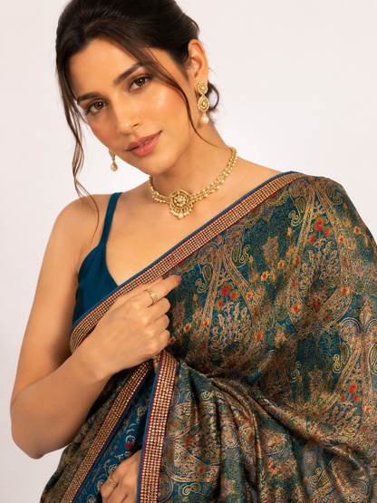Georgette Kashmiri Saree