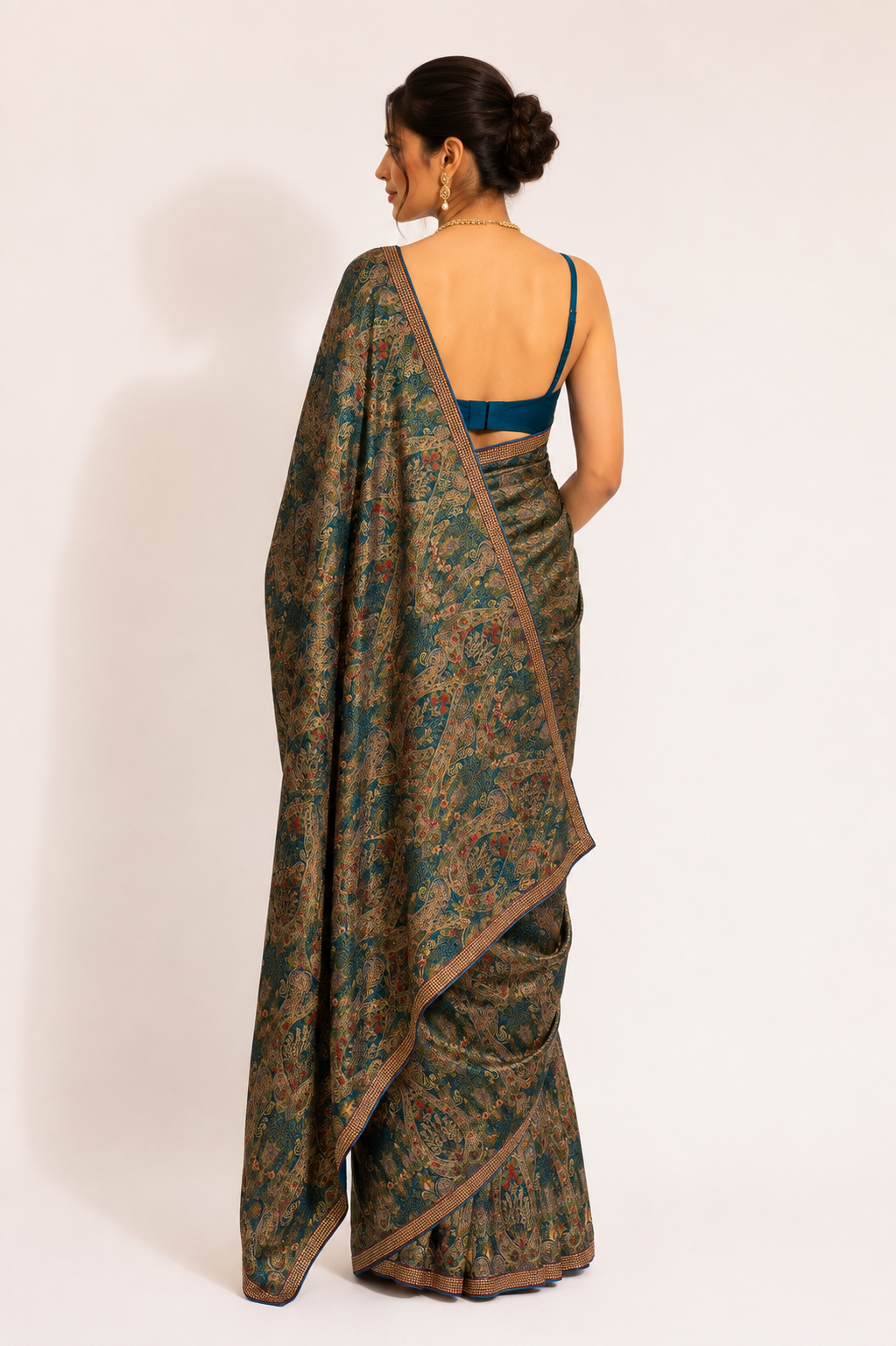 Georgette Kashmiri Saree