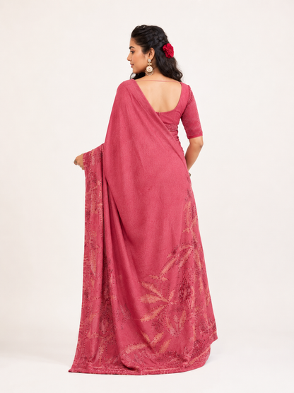 Printed Georgette Saree