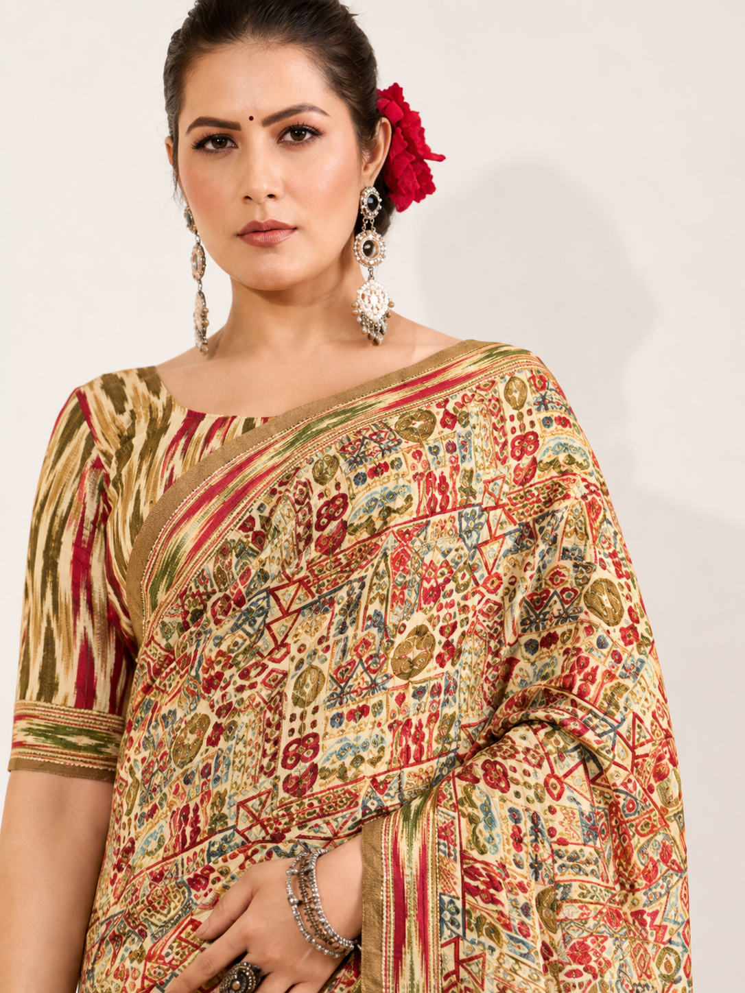 Printed Georgette Saree