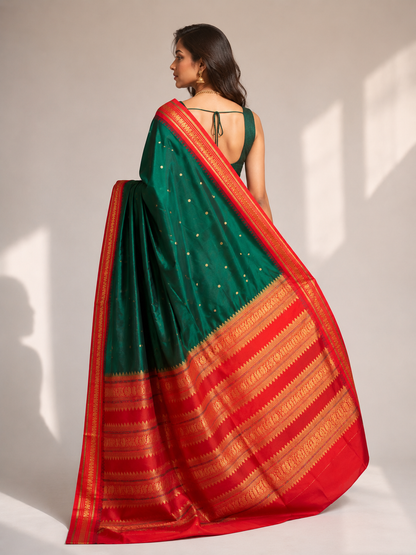 Pure Kadiyal Silk Saree